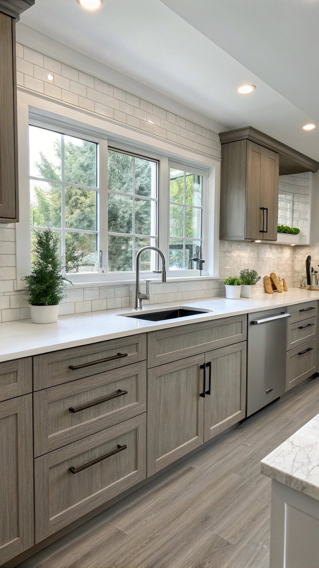 sleek modern functional cabinetry