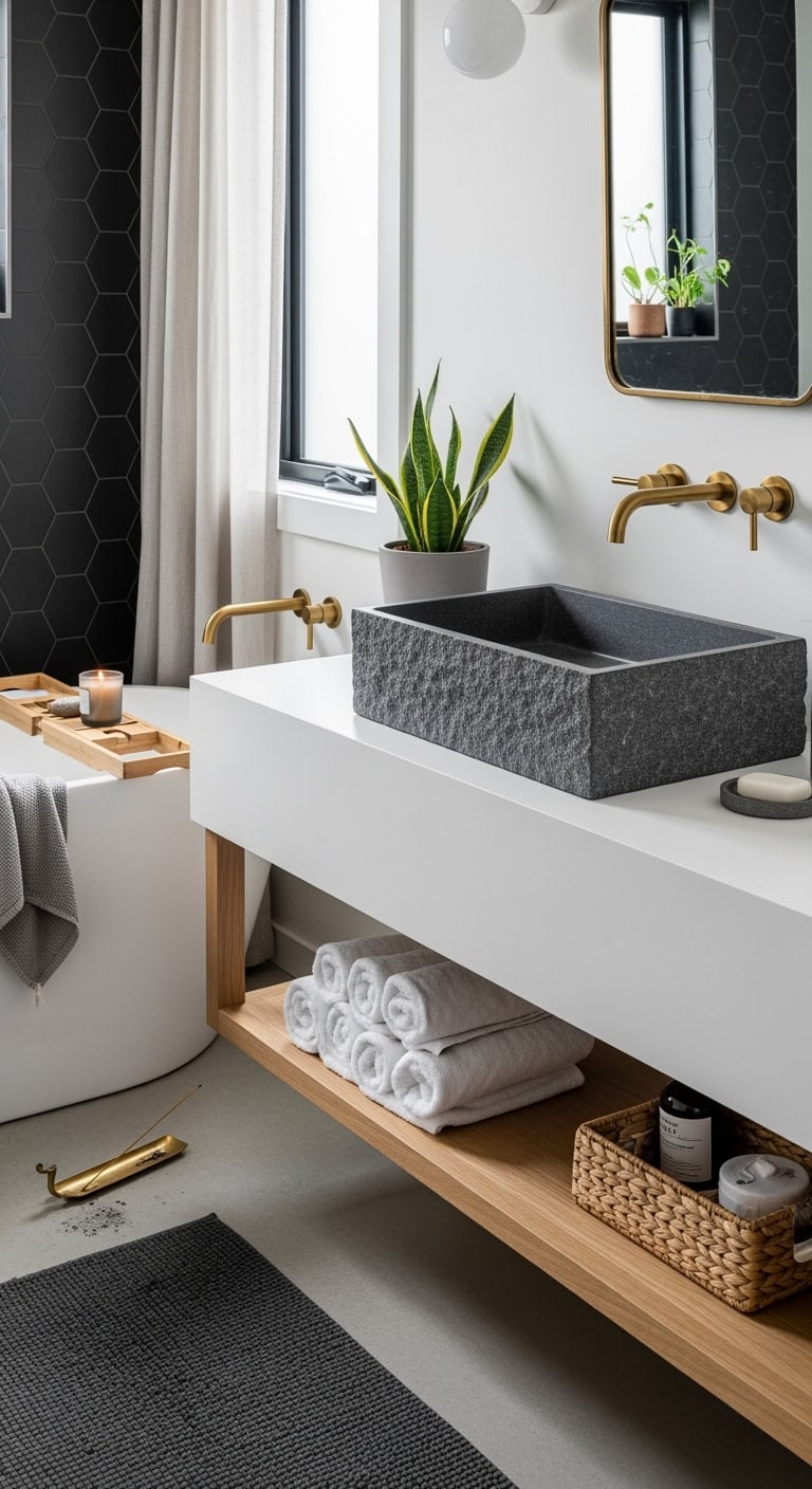 charcoal limestone basin design essentials
