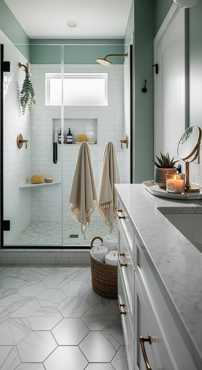 shower glass seamlessly elevates bathroom style