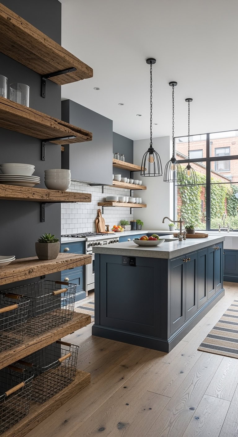 industrial farmhouse reclaimed wood charm