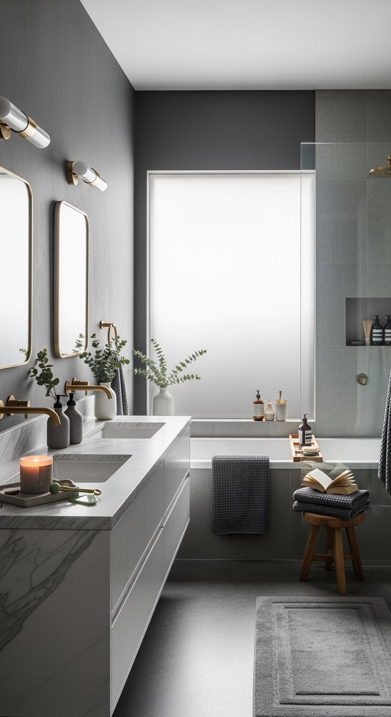 dreamy mysterious spa like transcendent bathroom