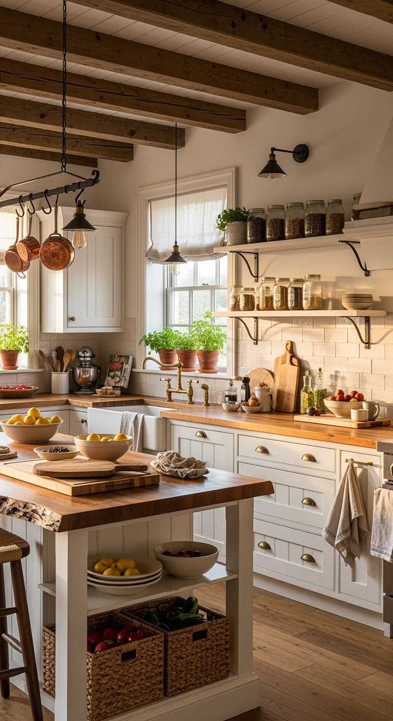 rustic elegance in kitchens