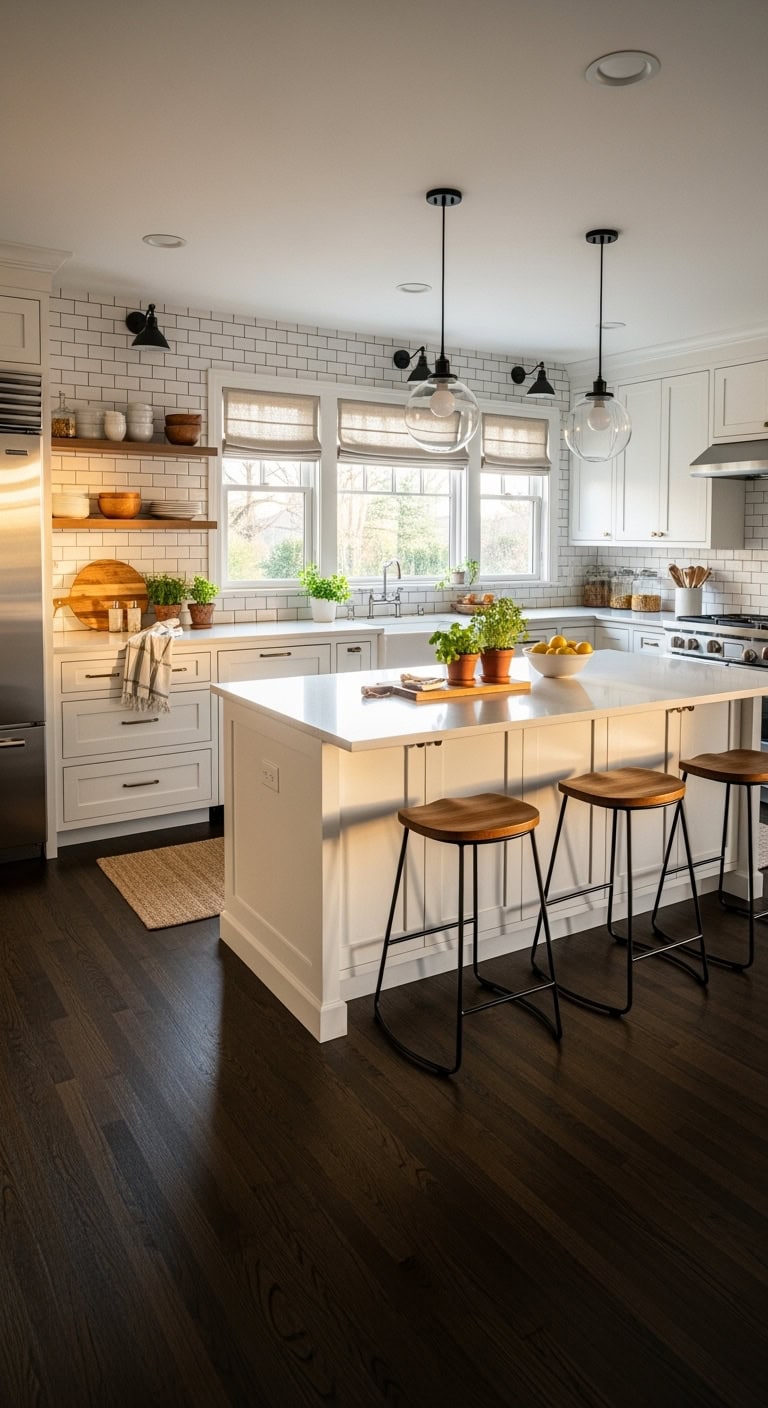 transitional kitchen design elements