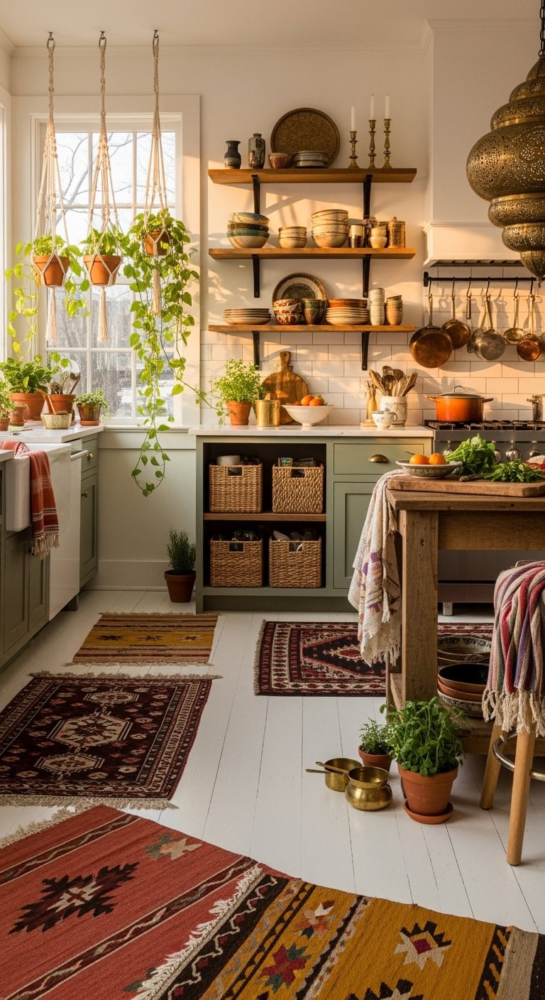 boho kitchen design inspiration