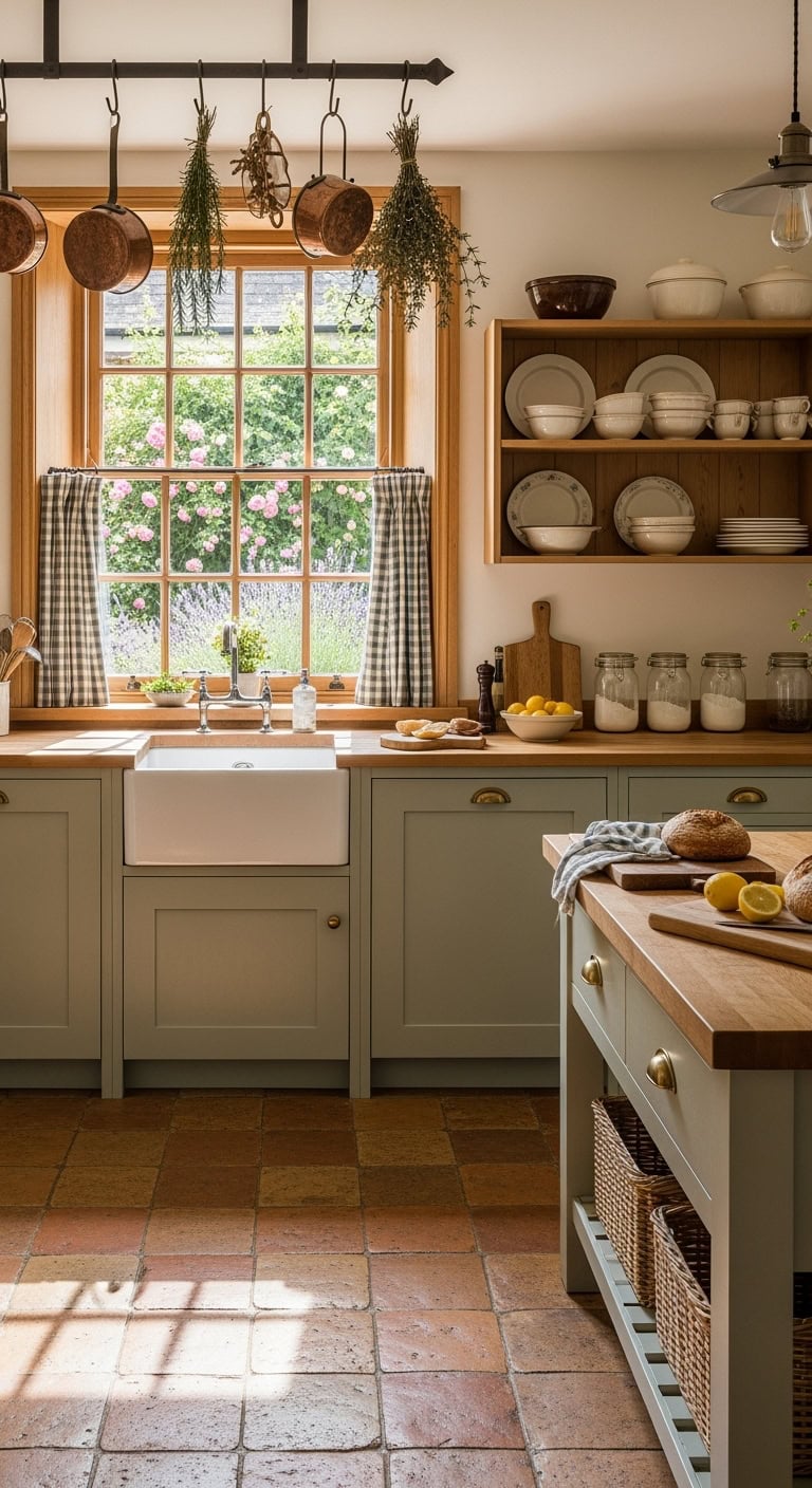 cozy cottage kitchen rustic charm