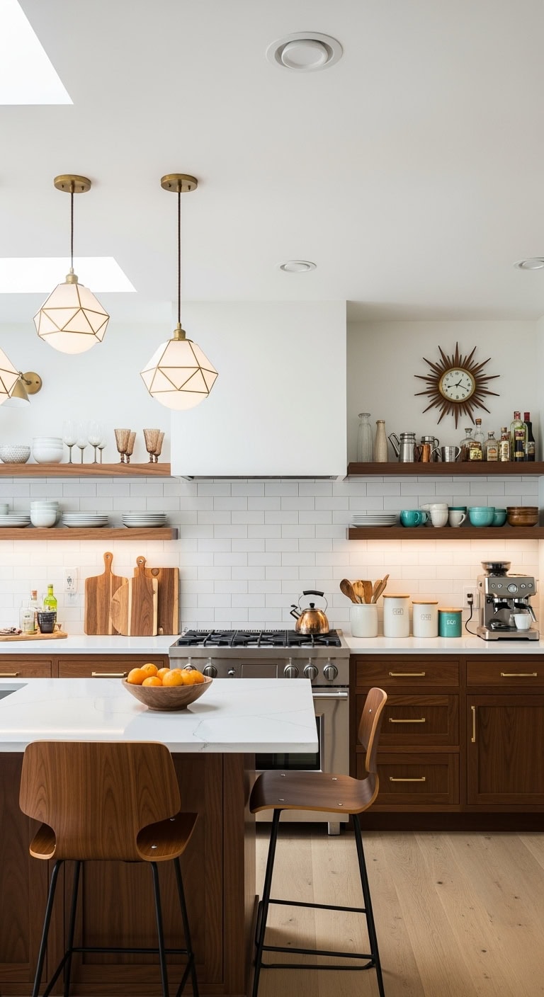 midcentury modern kitchen style