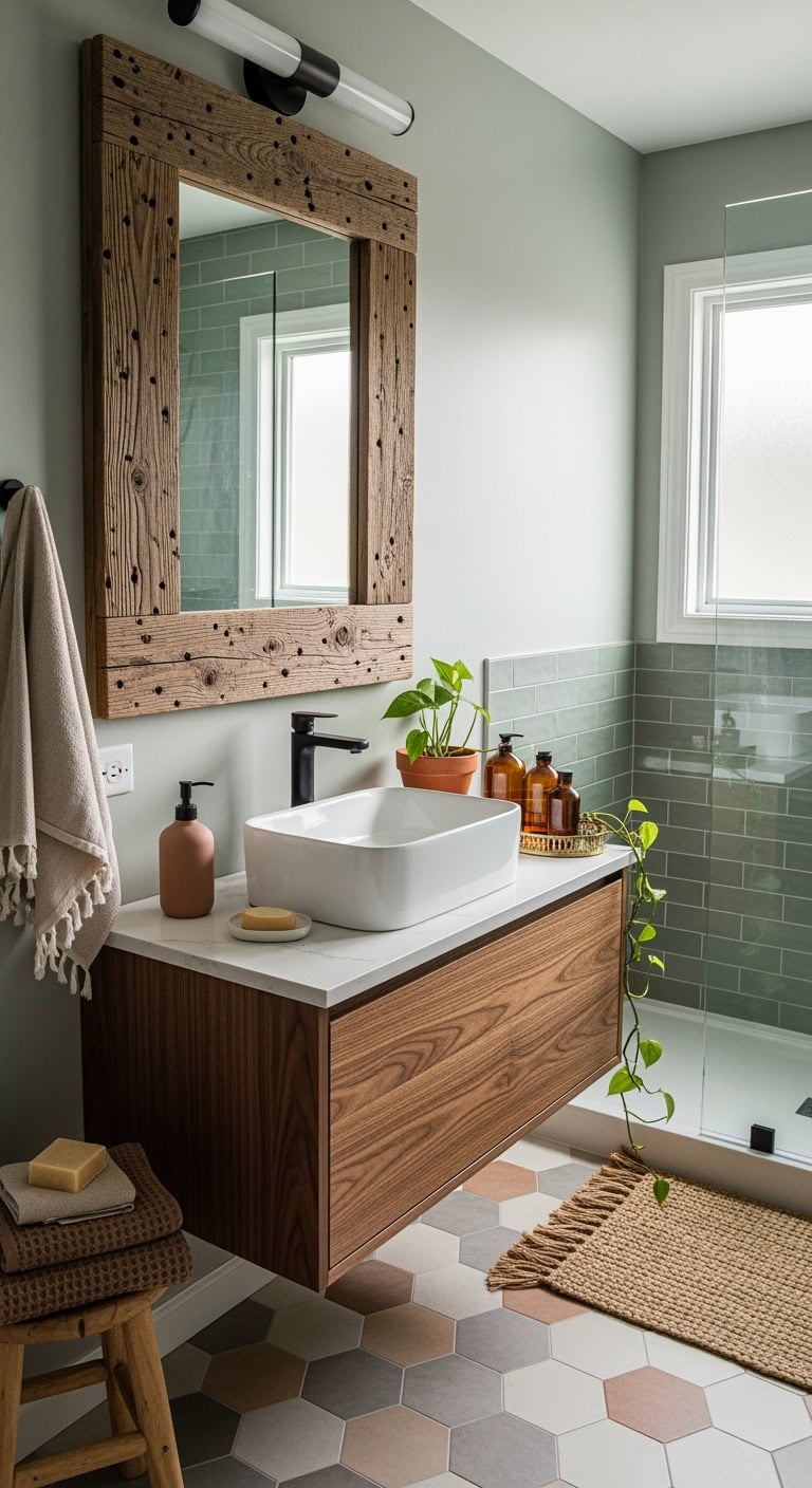 rustic organic textured balanced