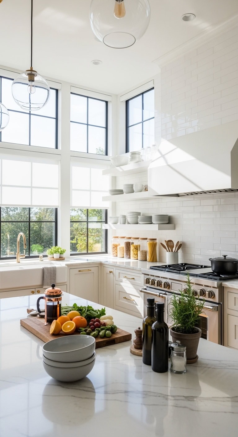 naturally luminous kitchen paradise