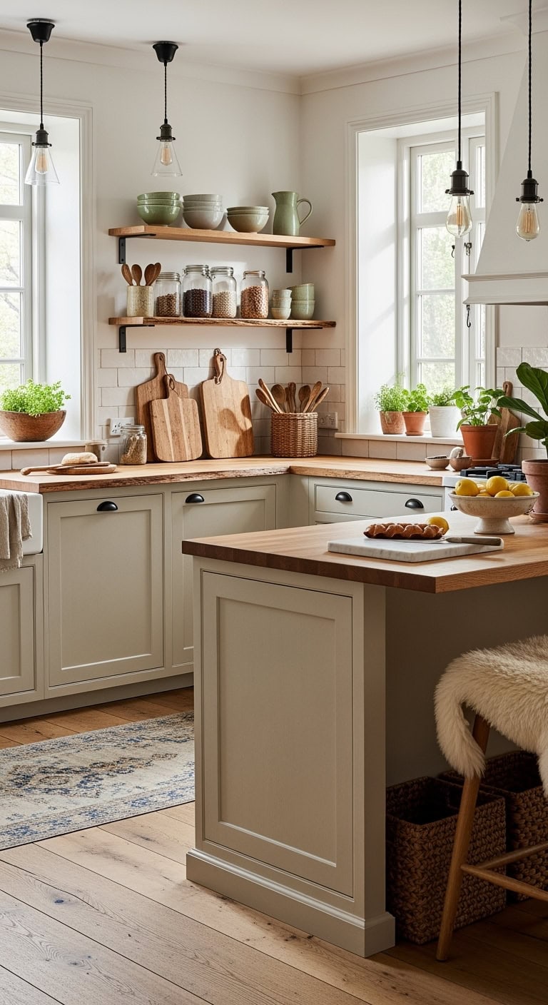 cozy nordic kitchen aesthetic