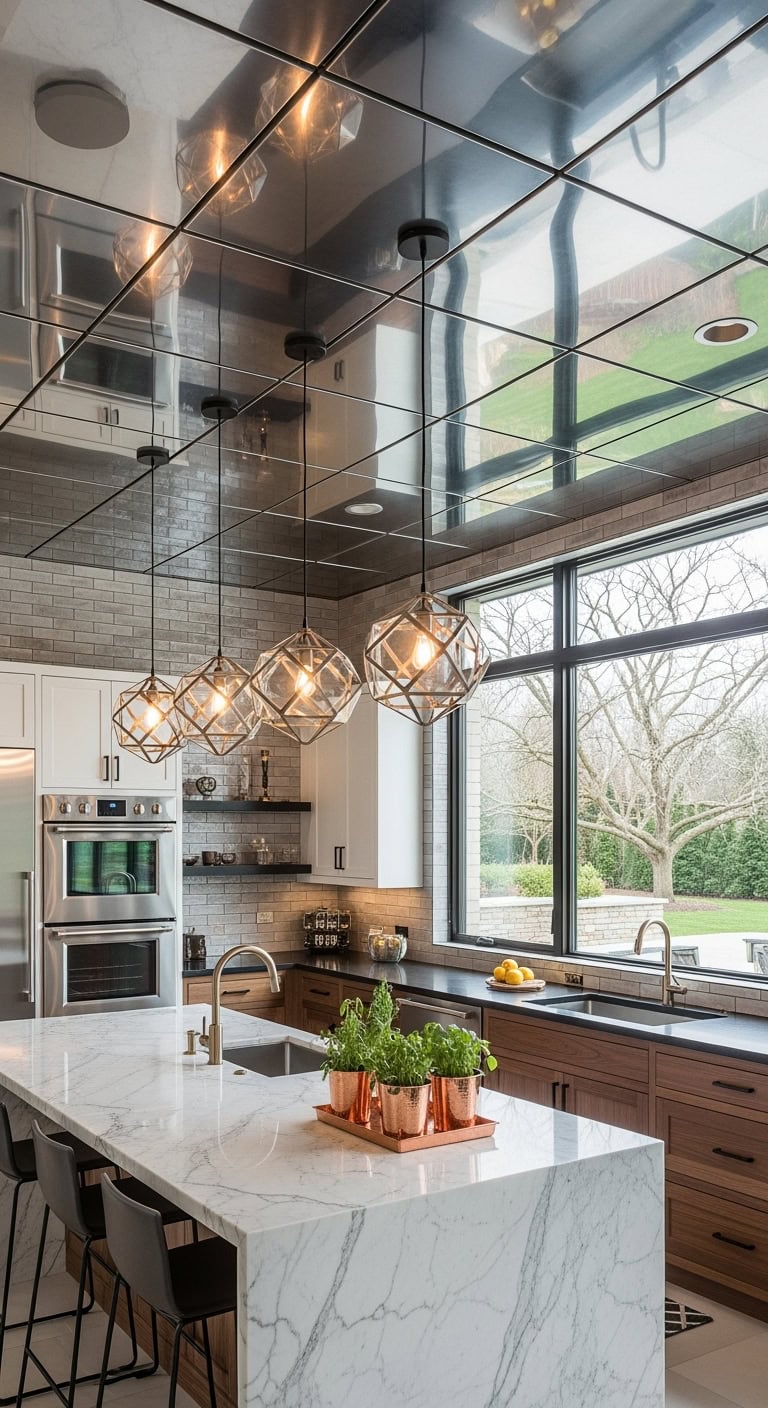 dazzling dreamy dramatic delightful mirror ceiling