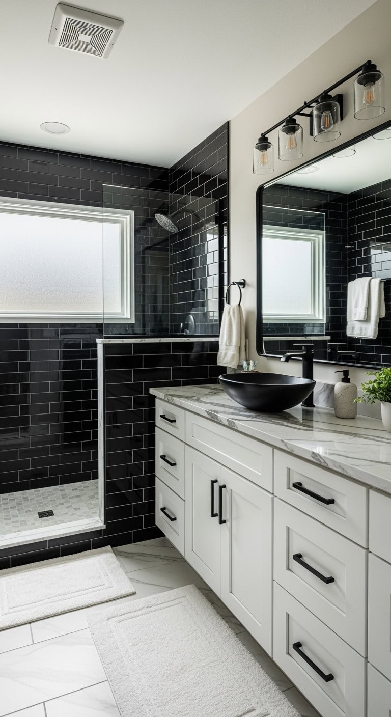 sleek protective versatile bathroom trim