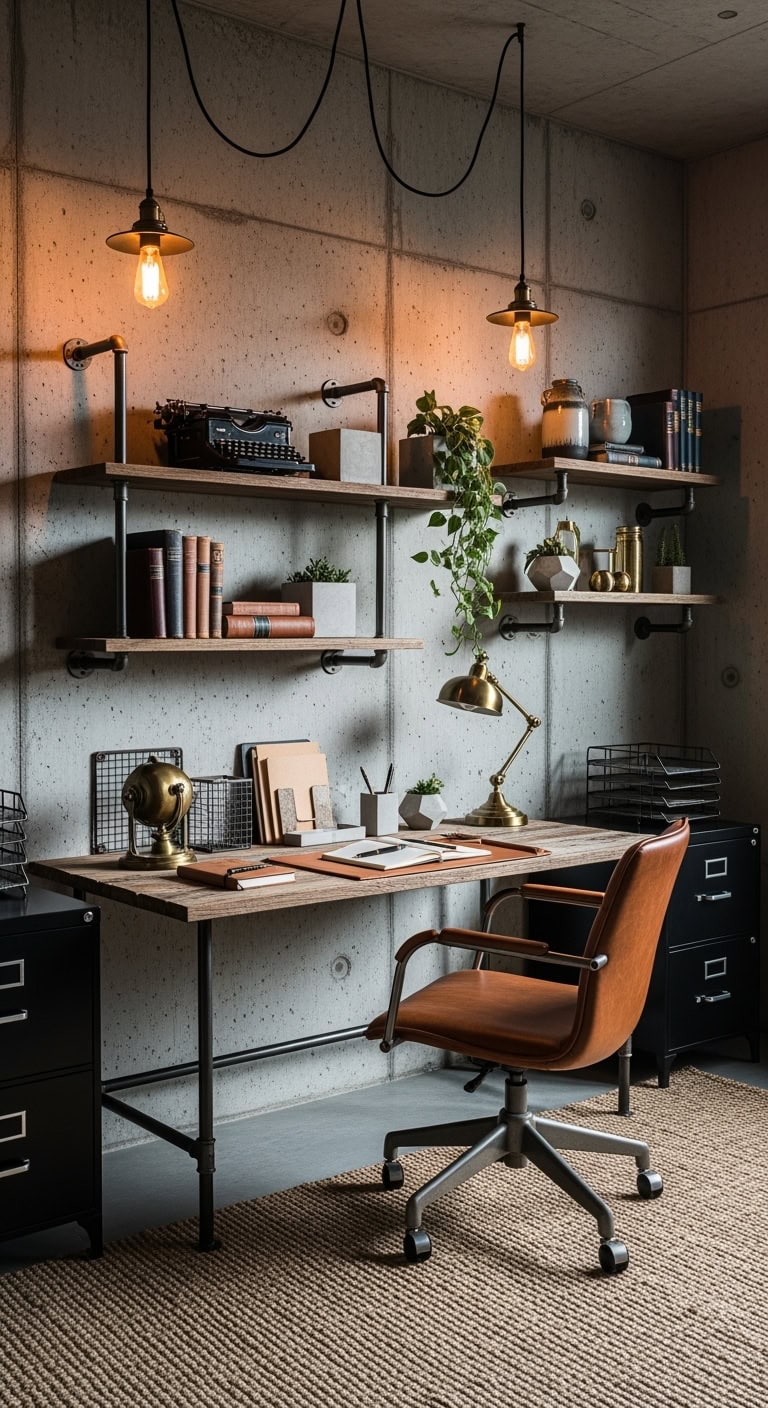 intentional raw warm industrial chic