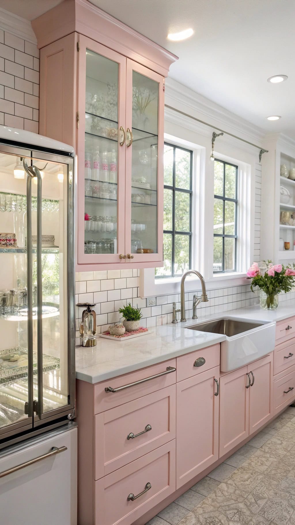 vintage charm display cases