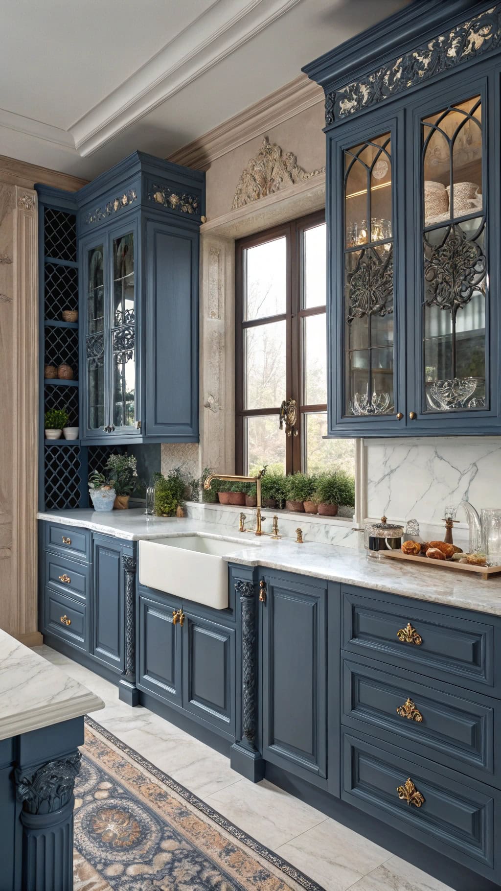 victorian ornate cabinet elegance