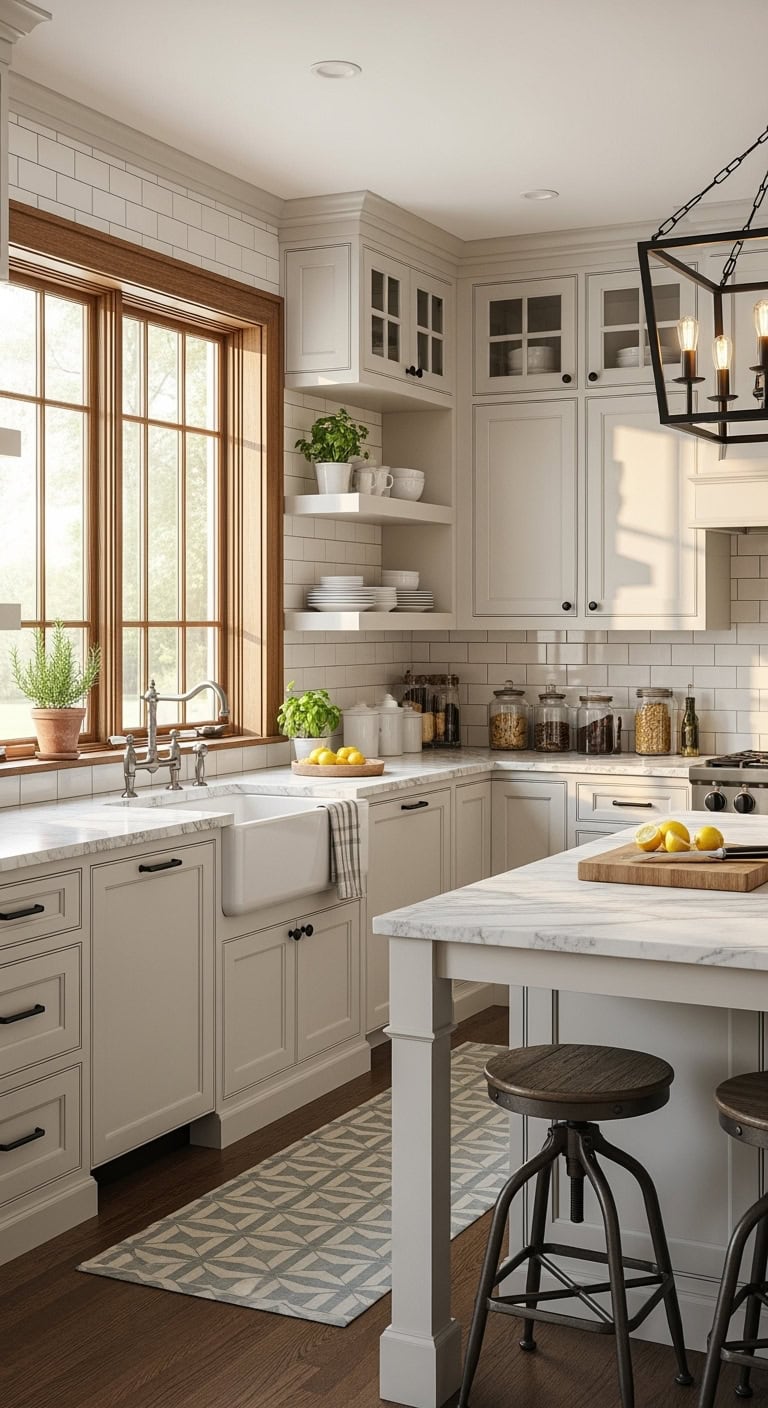 versatile shaker cream cabinets