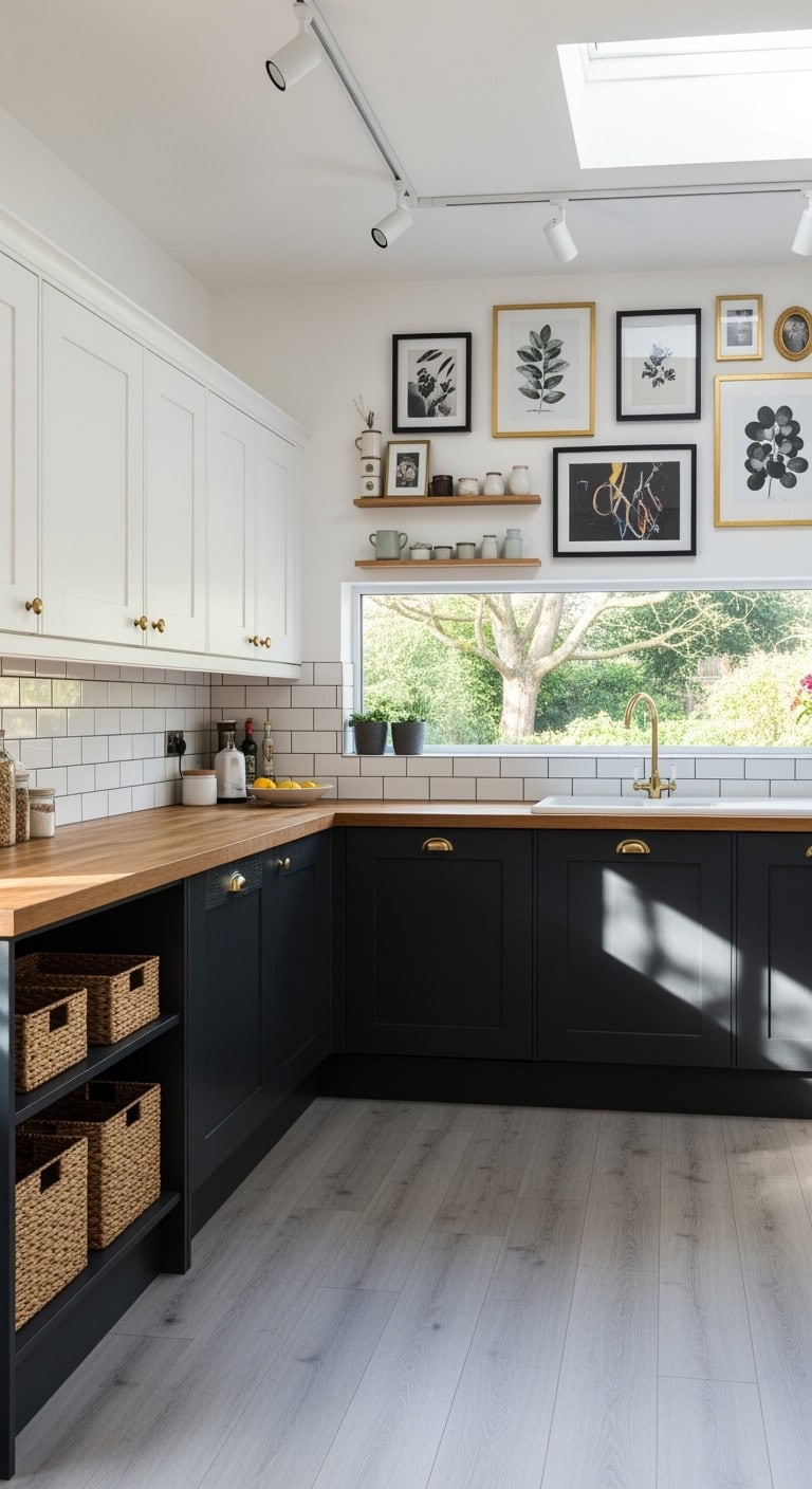 curated kitchen gallery display