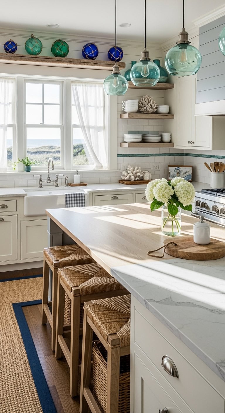 coastal beach inspired kitchen design