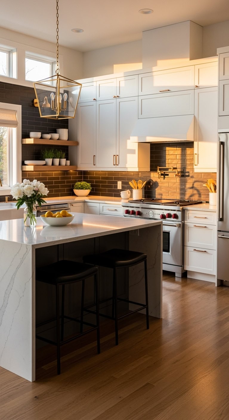 sleek modern white kitchen essentials