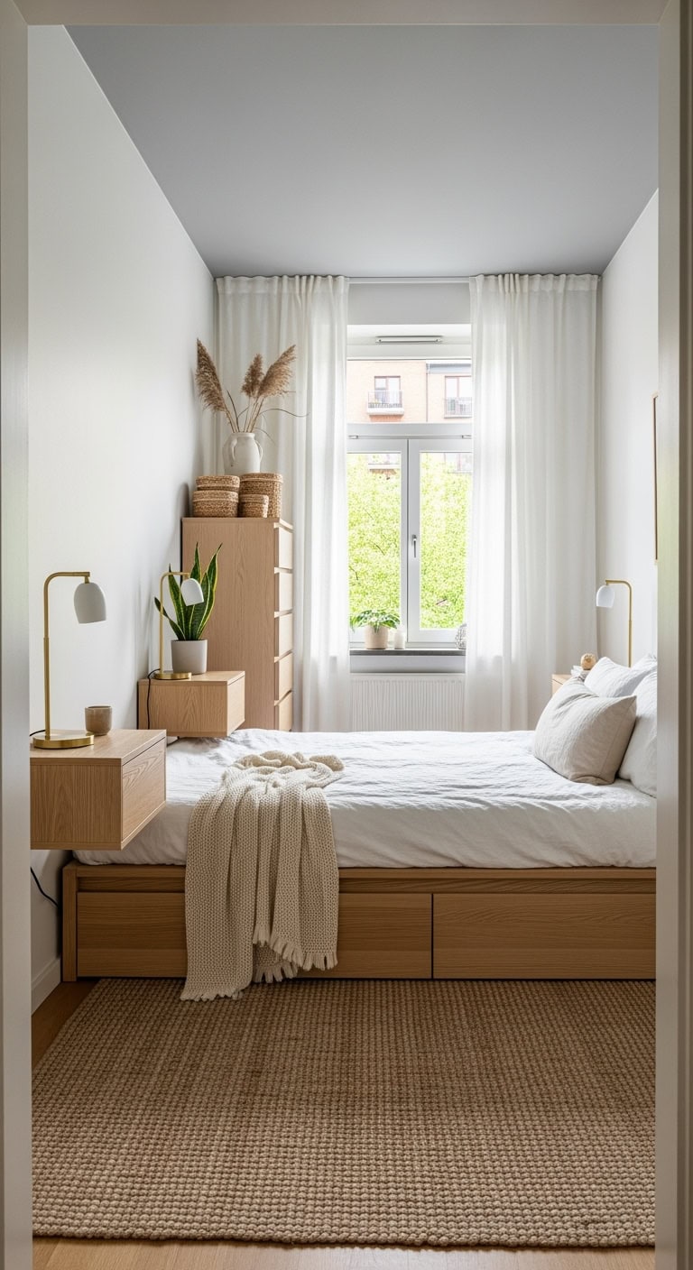 light wood neutral textiles