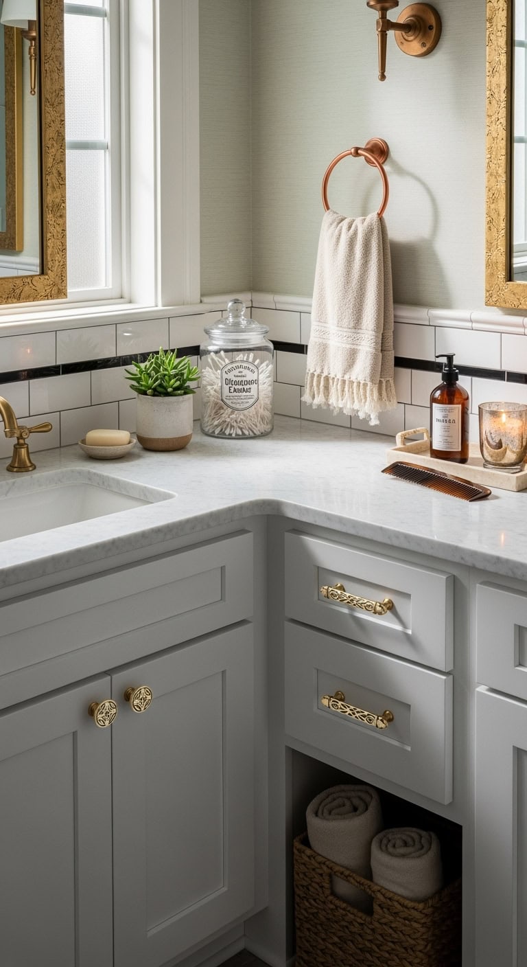 desperate flashy overcompensating cabinetry details