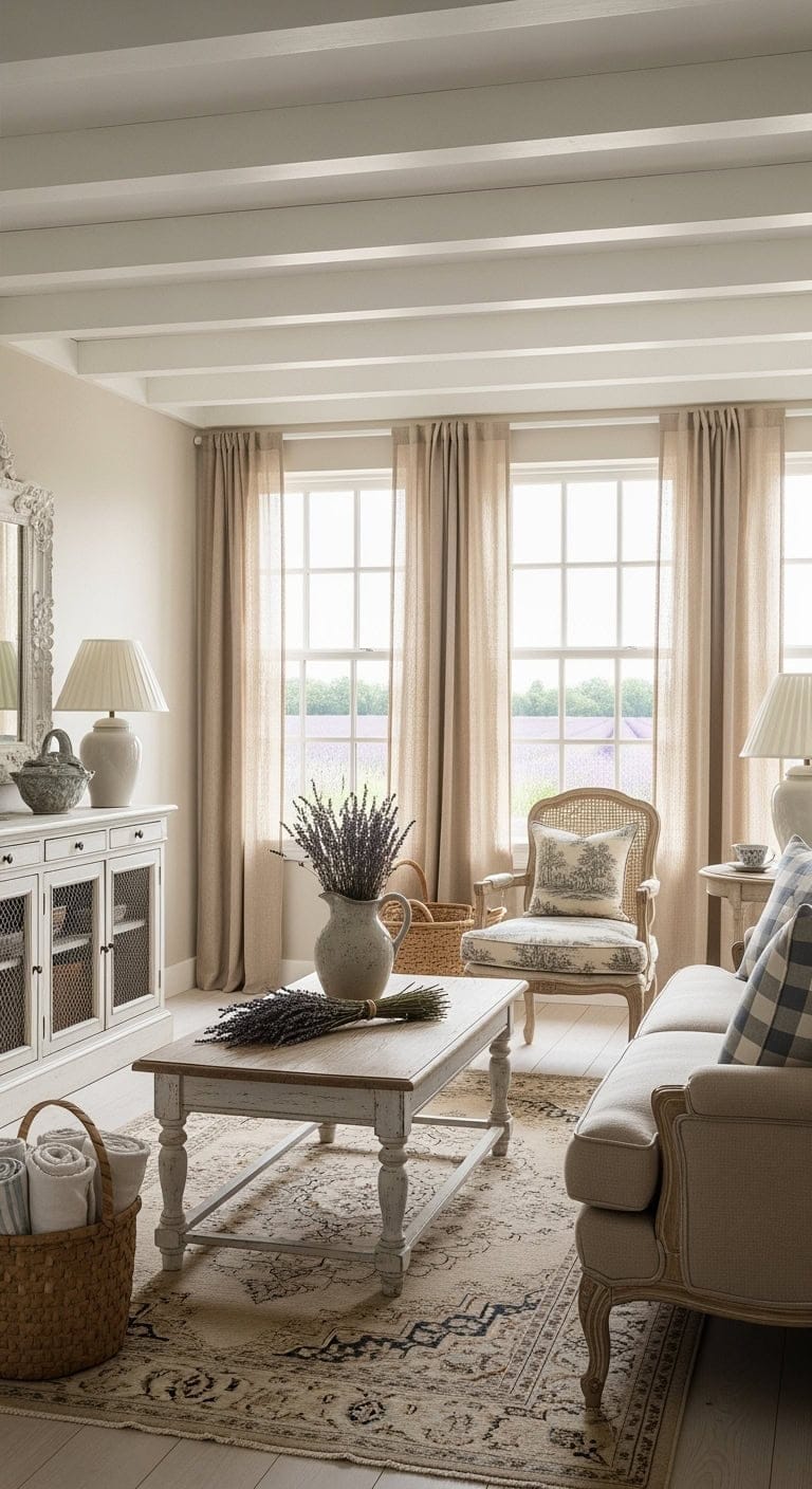 soft whitewashed french charm