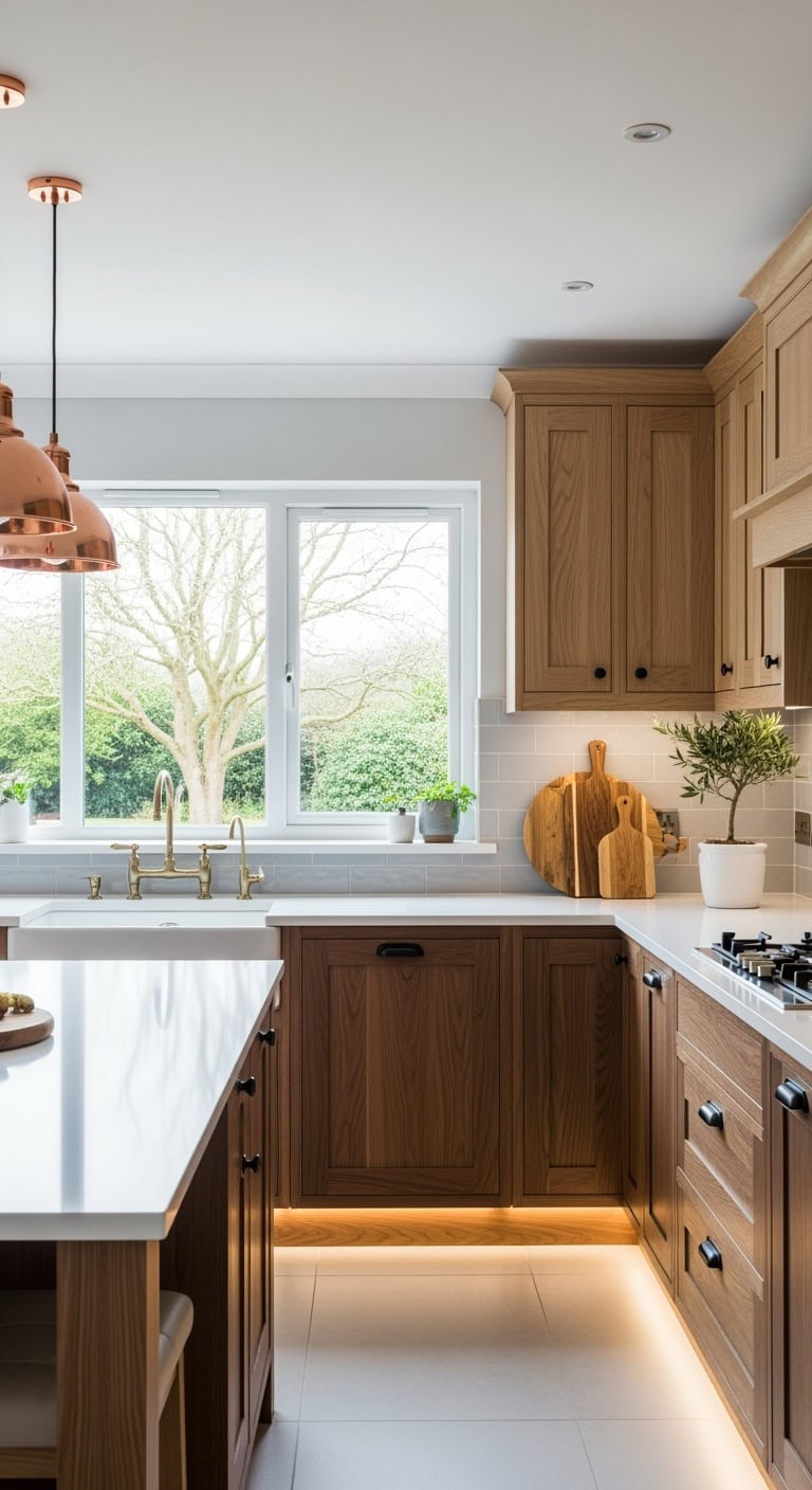 warm contrasting naturally beautiful wood tones