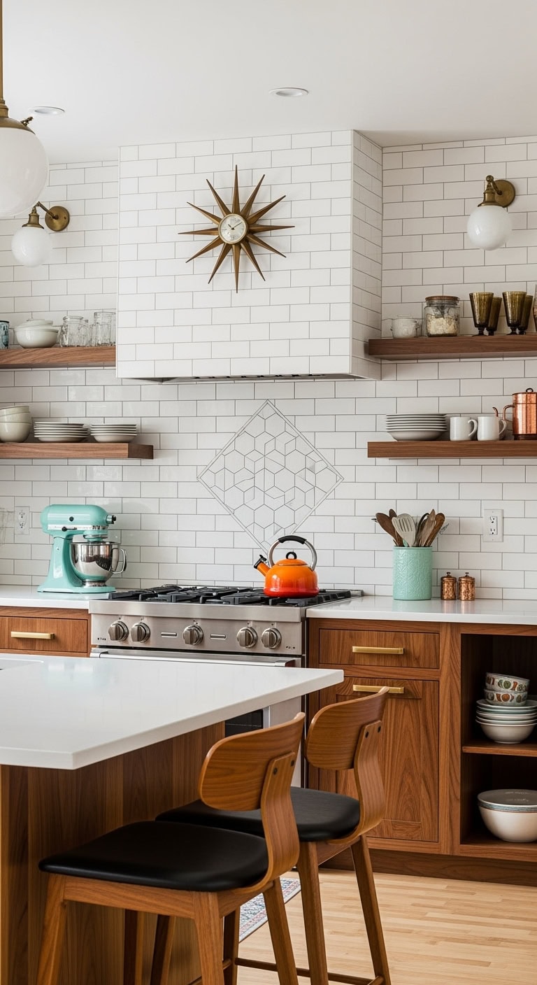 midcentury minimalist kitchen design