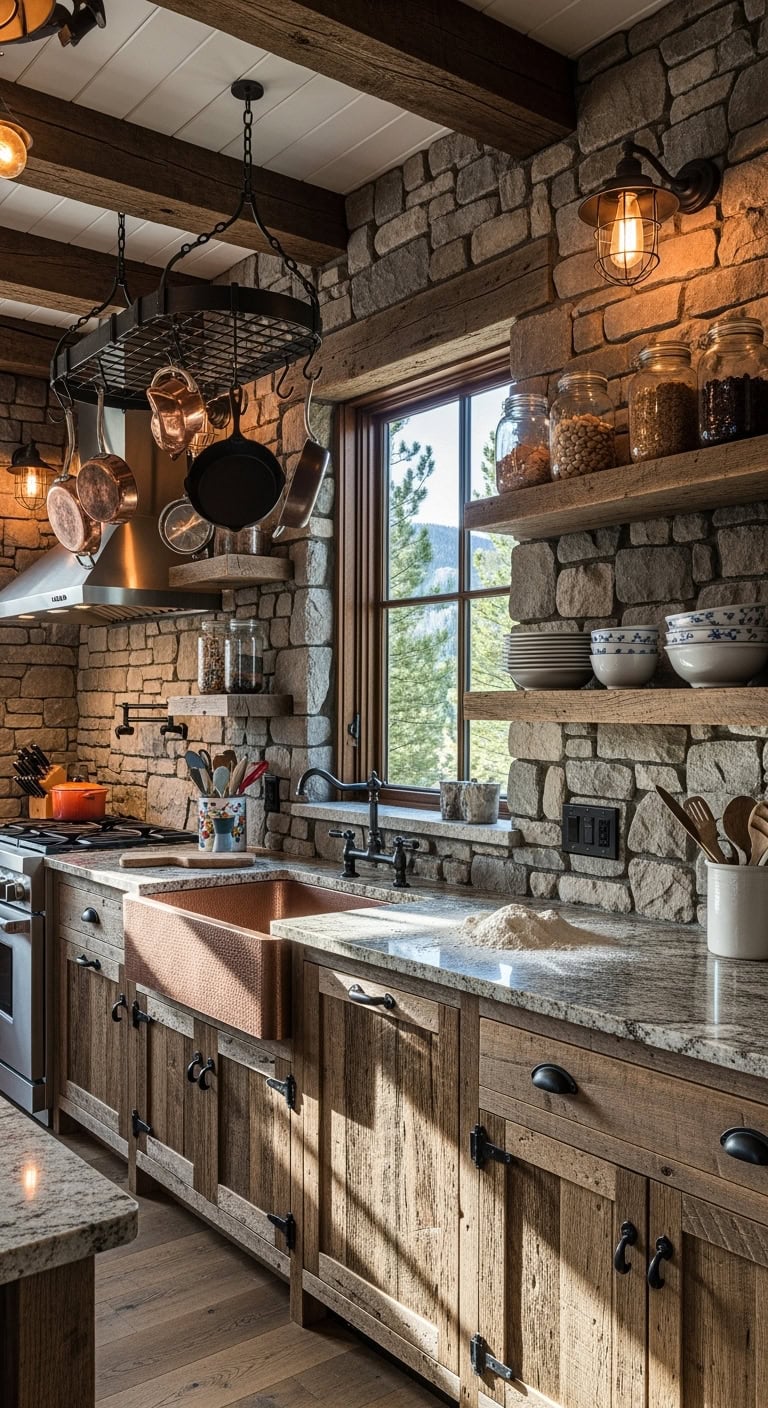 rustic cozy hearty vintage