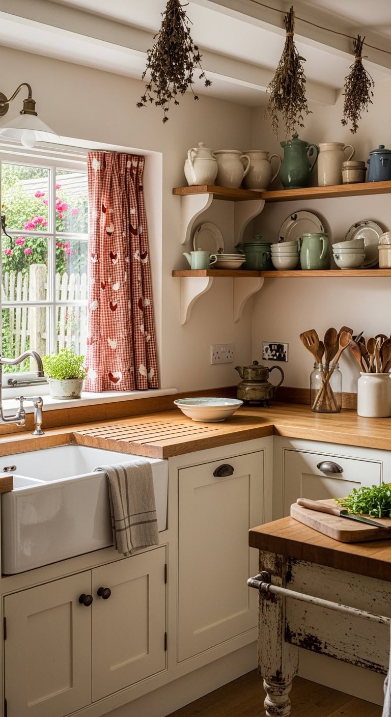 rustic cottage kitchen charm