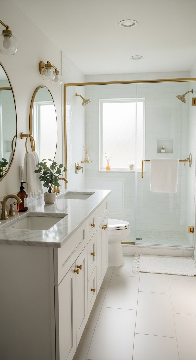 luxurious minimalist elegant shower enclosures