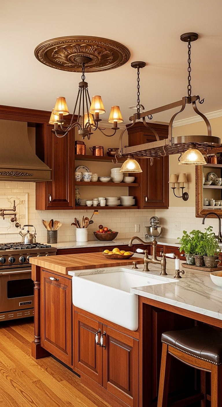 timeless traditional bronze kitchen