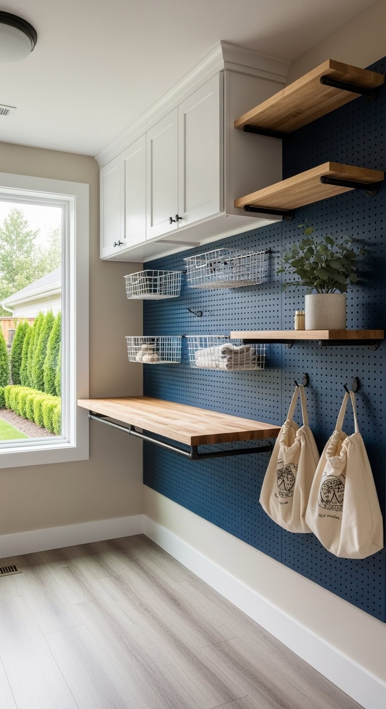 customizable laundry wall system