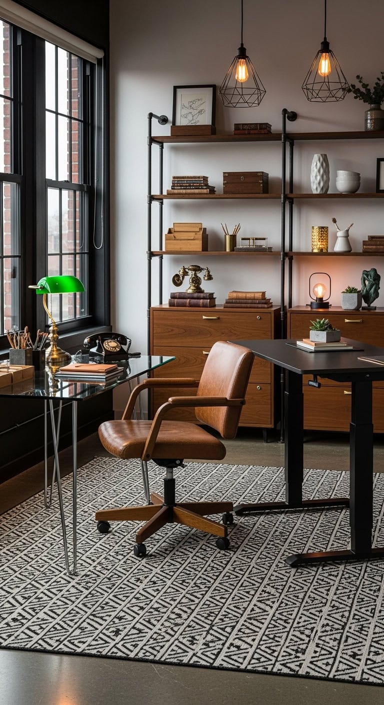 curated vintage modern design harmony