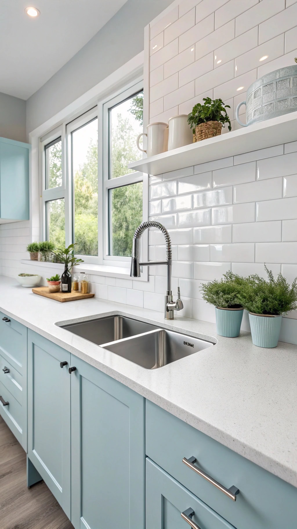 touch activated cabinet doors