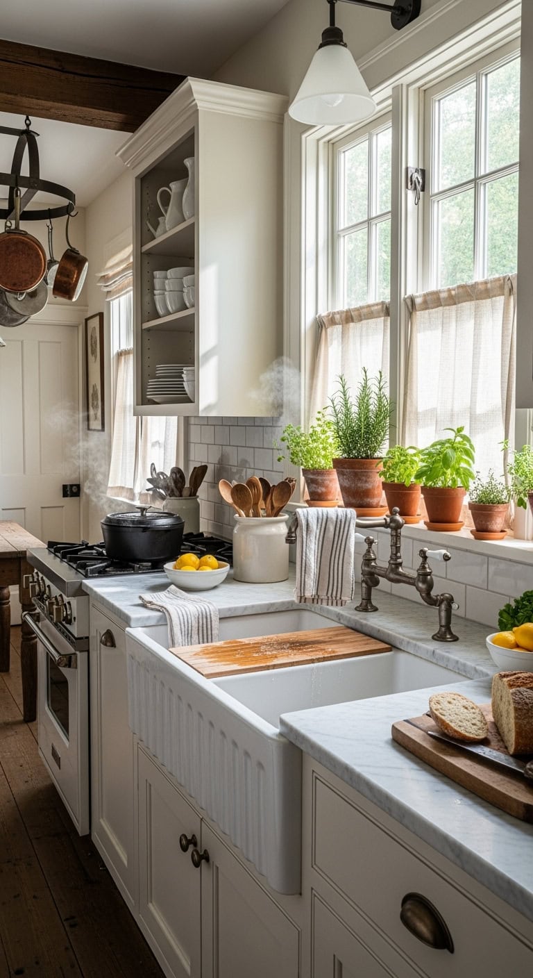 vintage farmhouse sink charm inspiration