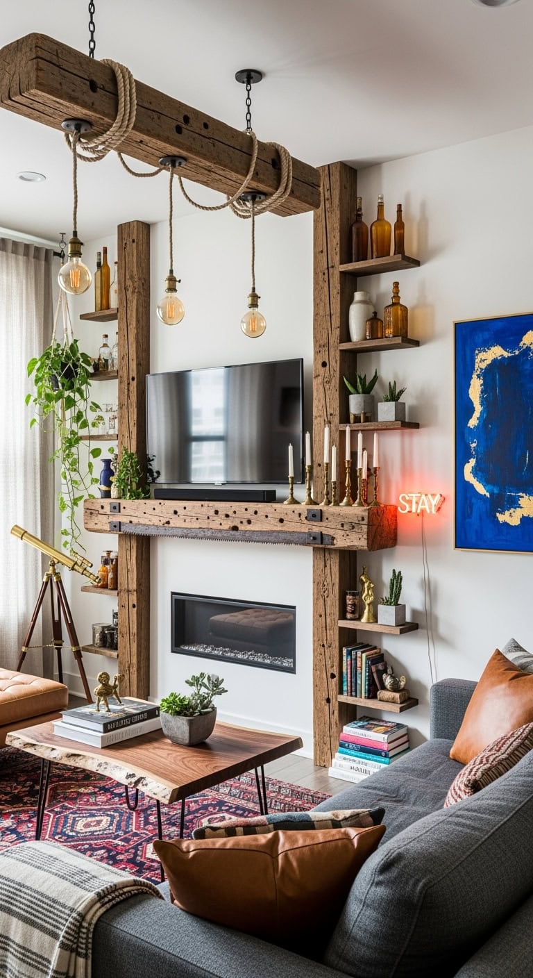 rustic charm with contemporary edge