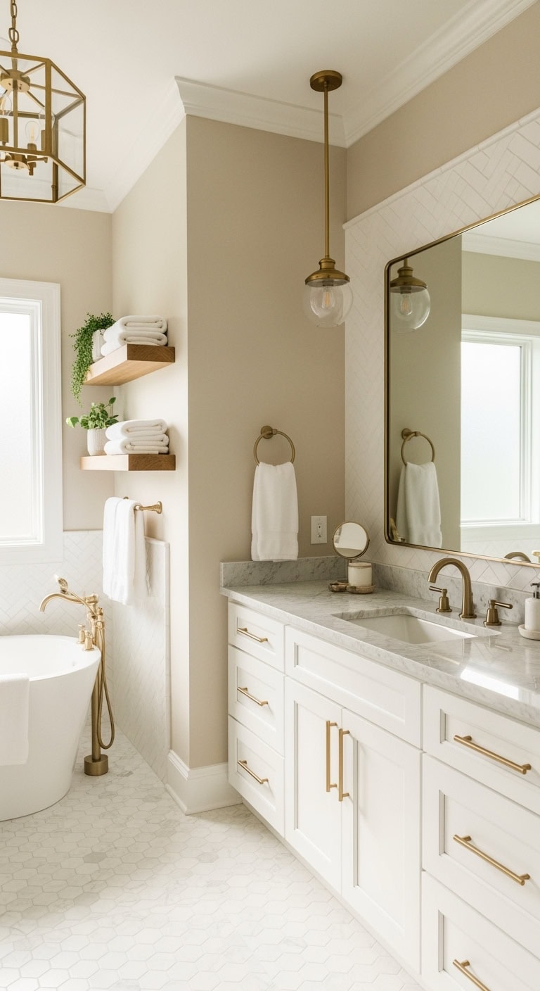 bathroom jewelry opulent yet balanced