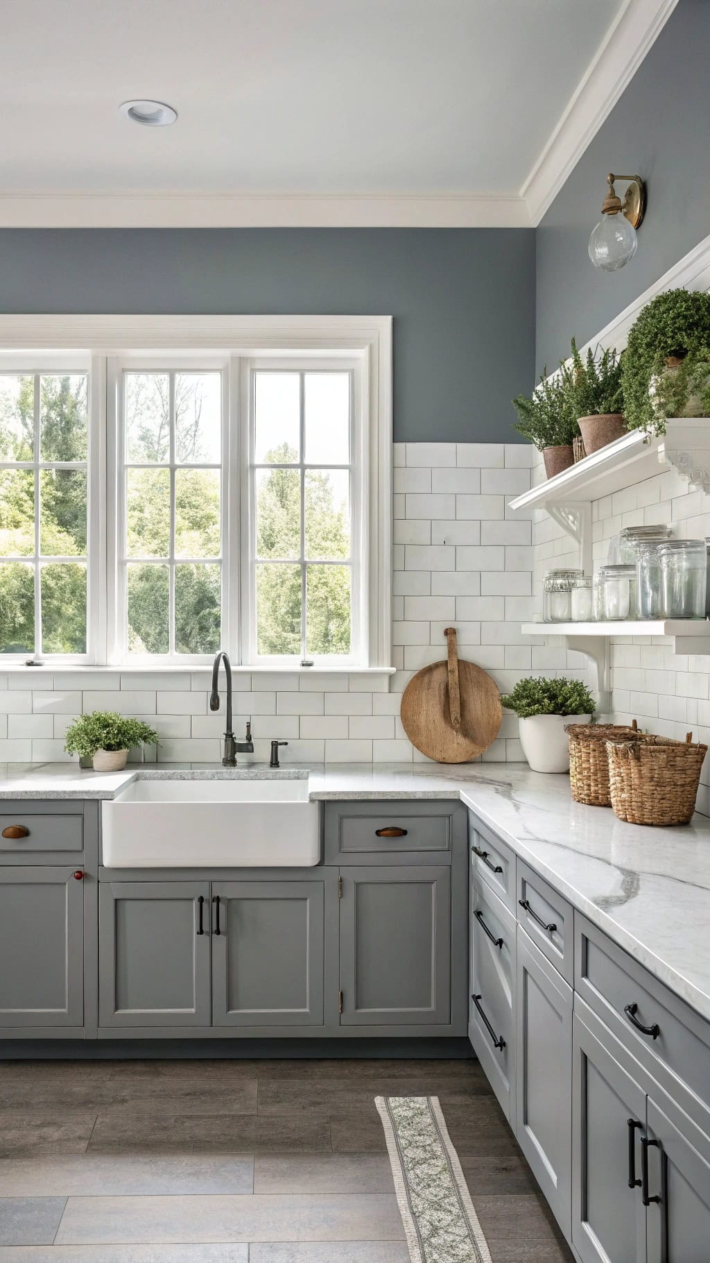 dreamy two toned gray ombre