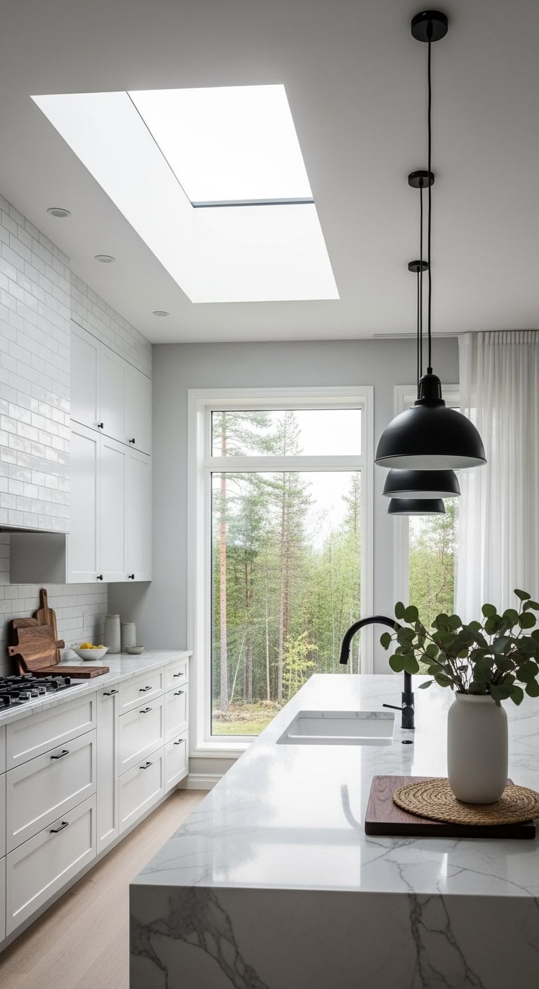 bright airy nordic inspired kitchen retreat
