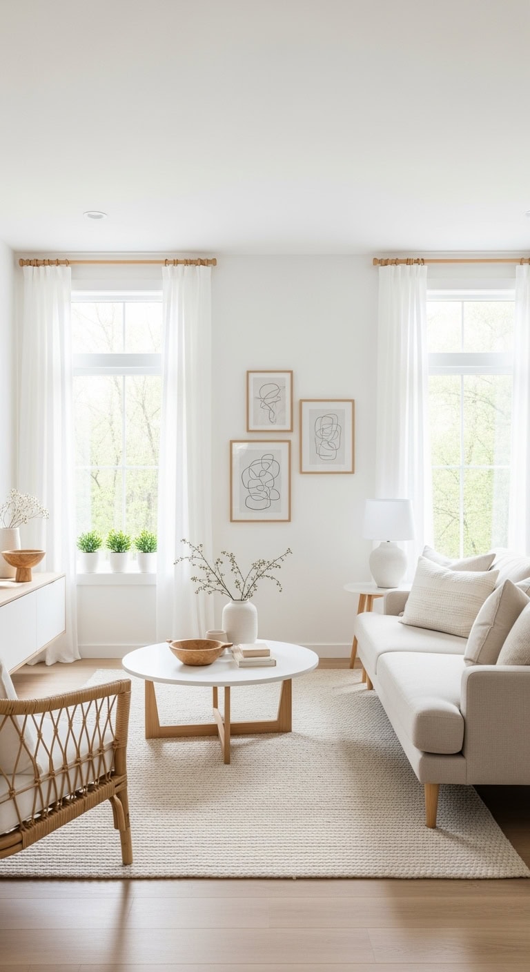 scandinavian neutral wood minimalism