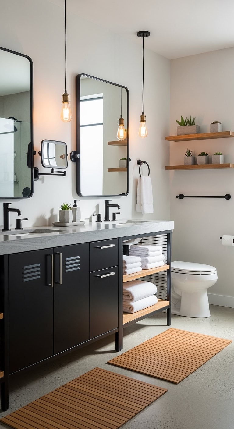 industrial metal storage style