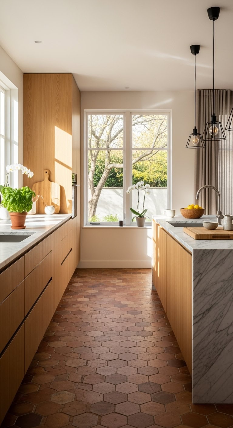 tranquil zen kitchen terracotta sanctuary