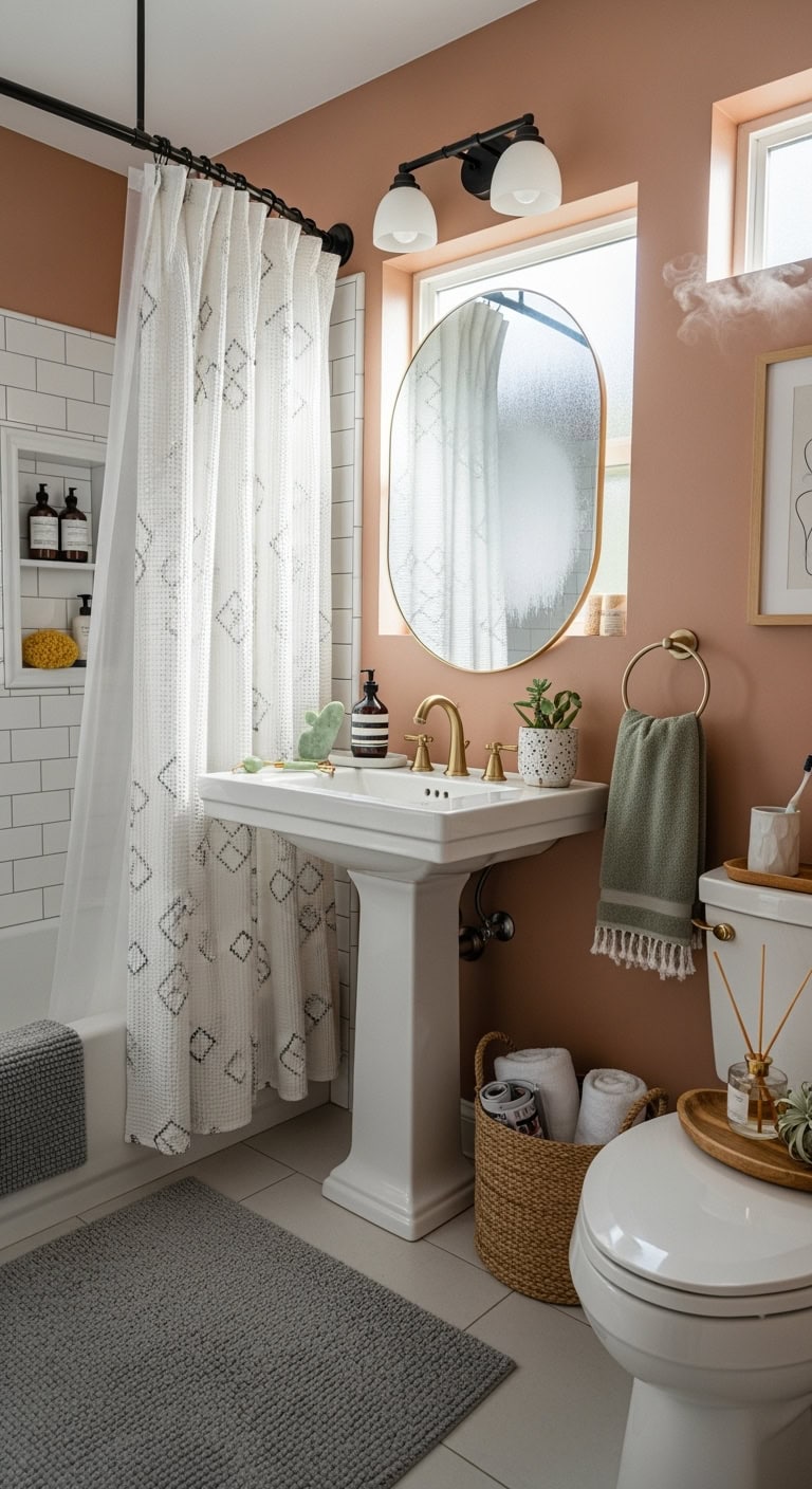 elevated shower curtain coordination essentials