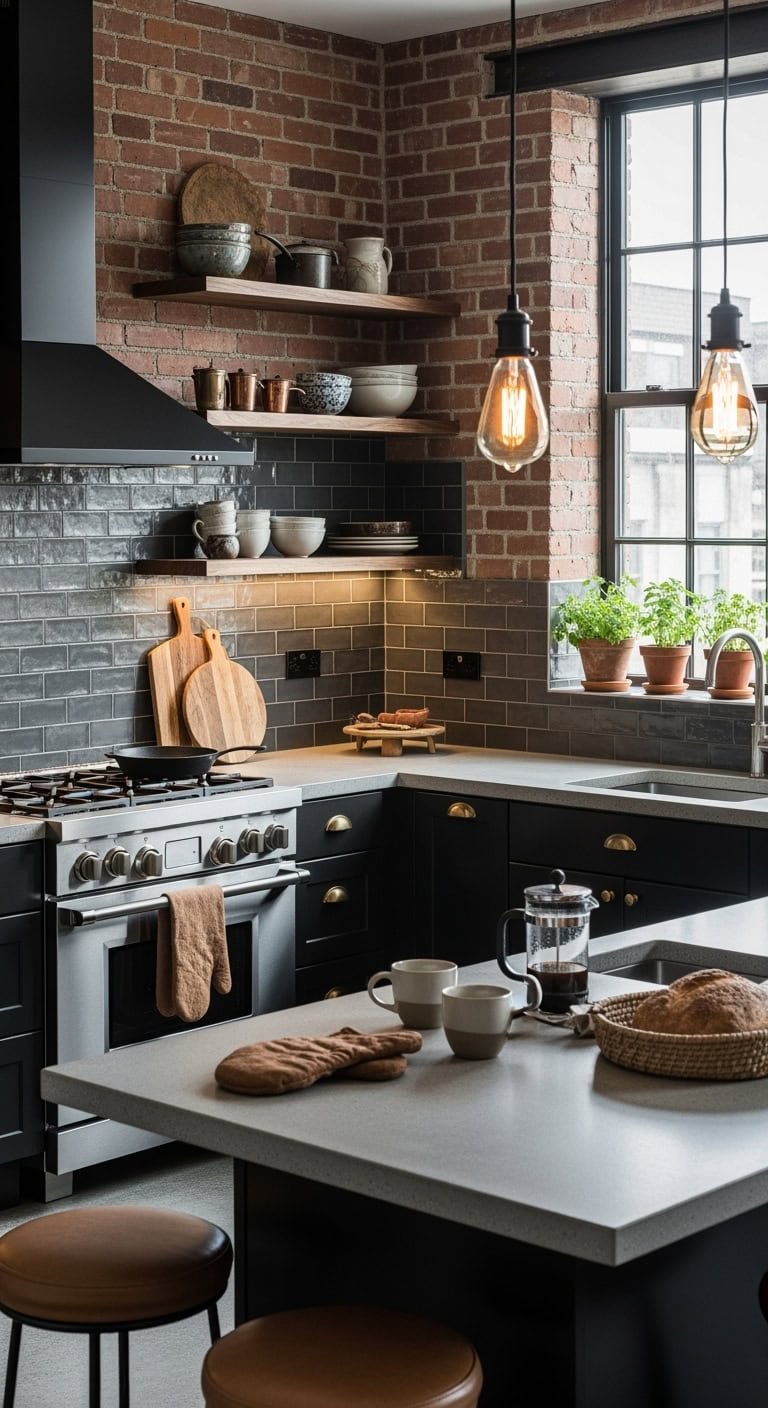 moody industrial bold textural