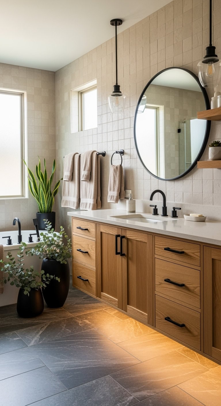 matte black bathroom chic sophistication