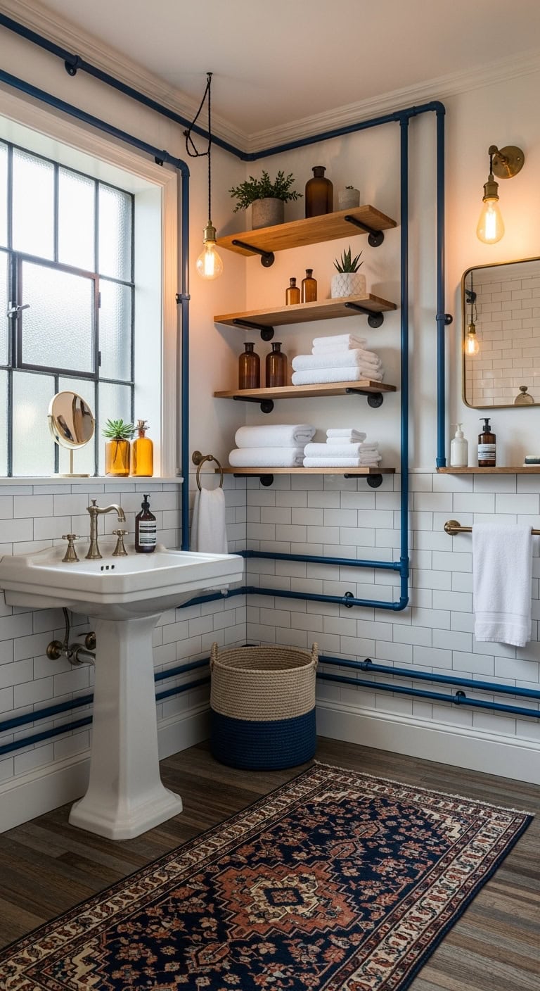 moody industrial customized concealed plumbing