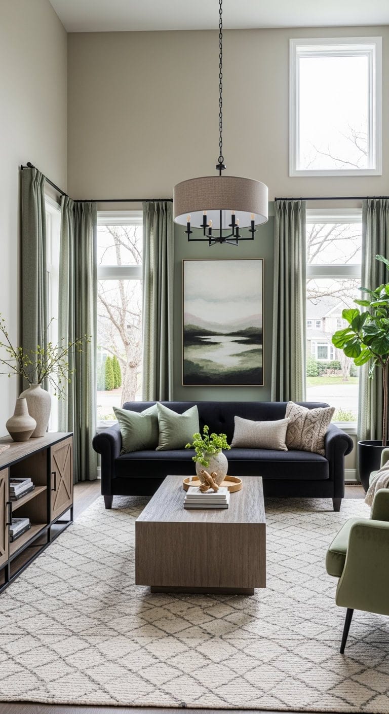 sophisticated taupe sage black