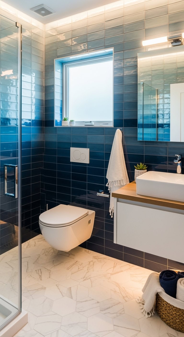 aquatic gradient bathroom masterpiece