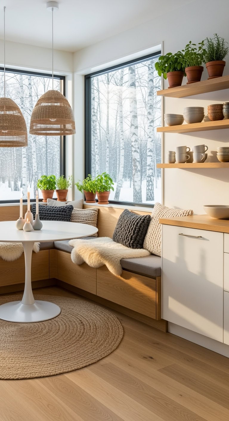 hygge inspired cozy textured winter wonderland