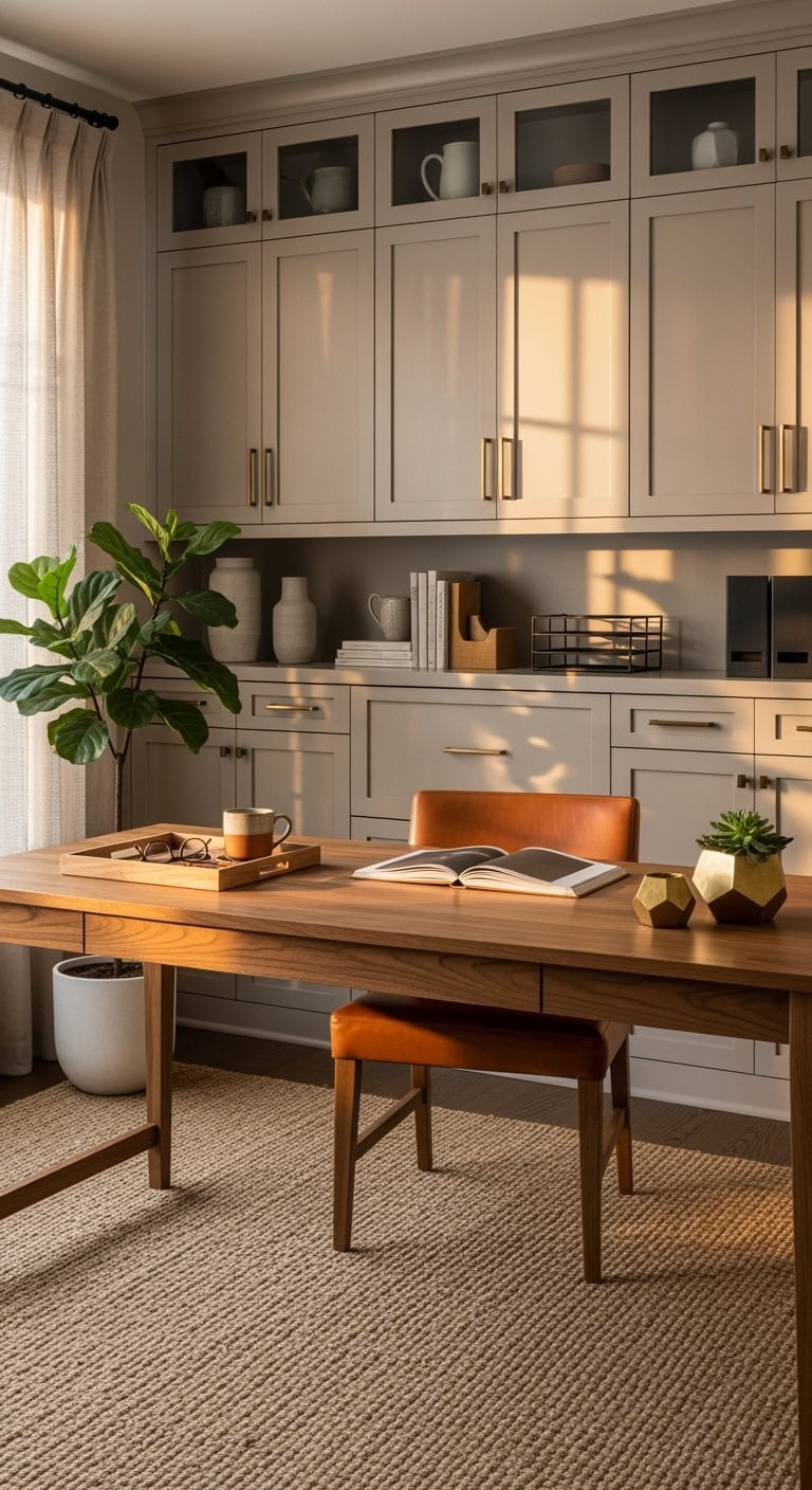 harmonious two tone cabinet hardware blend